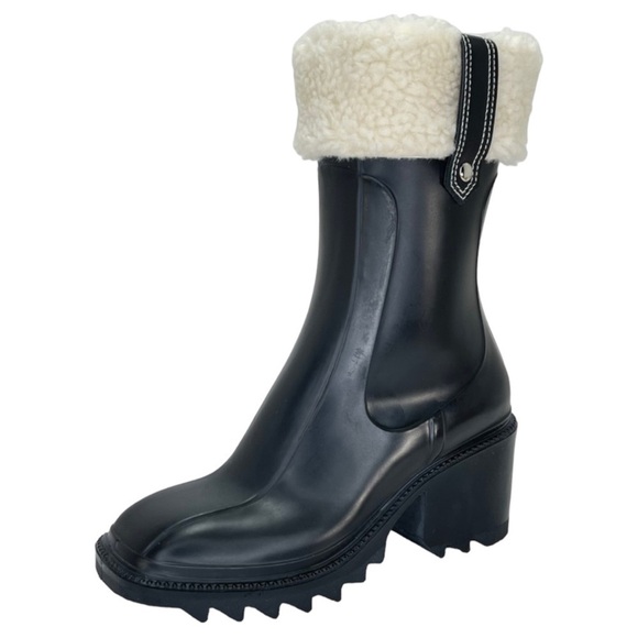 International Concepts Eddie2 Black PVC Heavy Duty Womens Rain Boots Size 6M - Picture 2 of 12